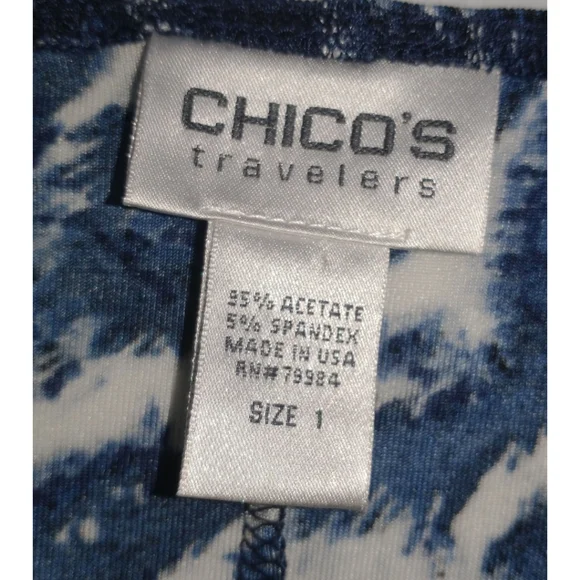 Chico's Travelers Dress Size 1 (M/8) - Picture 9 of 10